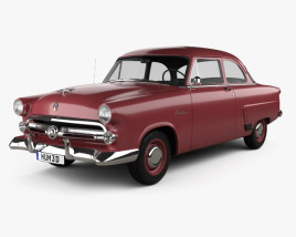 Ford Mainline (70A) Tudor sedan 1952 3D model