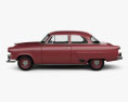 Ford Mainline (70A) Tudor セダン 1952 3Dモデル side view