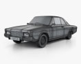 Ford Taunus (P7) 20M Coupe 1968 3d model wire render