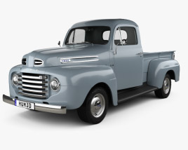 Ford F-1 Pickup 1948 3D-Modell