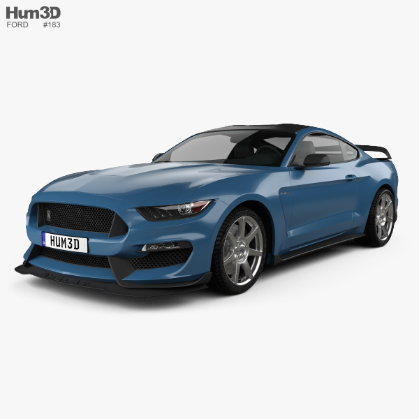 Ford Mustang (Mk6) Shelby GT350R 2019 3D model