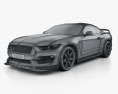 Ford Mustang (Mk6) Shelby GT350R 2019 3Dモデル wire render