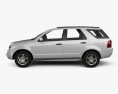 Ford Territory (SY) 2009 Modello 3D vista laterale
