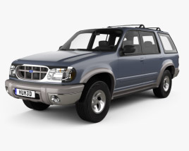 Ford Explorer 2001 3D model