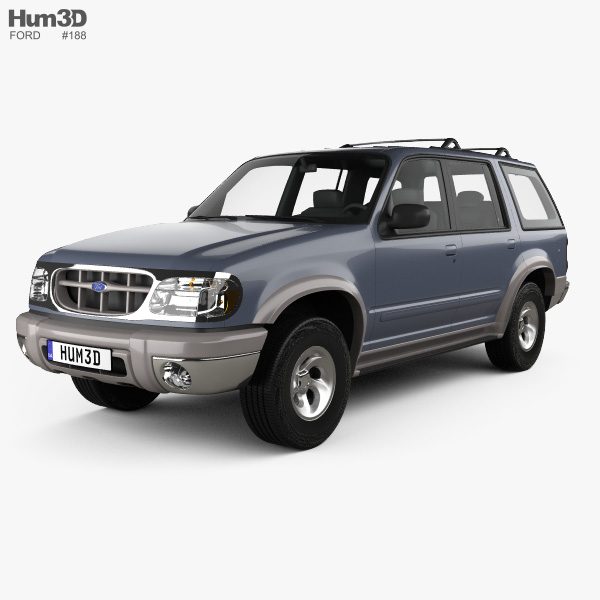 Ford Explorer 2001 3D model