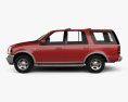 Ford Expedition 2002 3d model side view