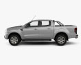 Ford Ranger Double Cab 2017 3d model side view