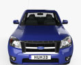 Ford Ranger Extended Cab 2011 3d model front view