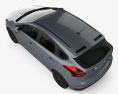 Ford Focus ST 2018 3d model top view