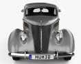 Ford V8 Model 78 Standard (78-700A) Tudor 세단 1937 3D 모델  front view
