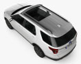 Ford Explorer (U502) Platinum 2018 3d model top view