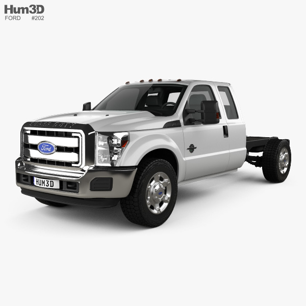 Ford F-450 Super Cab Chassis 2015 3D model