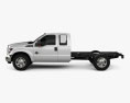 Ford F-450 Super Cab Chassis 2015 3d model side view