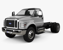 Ford F-650 Regular Cab Chassis 2019 3D model