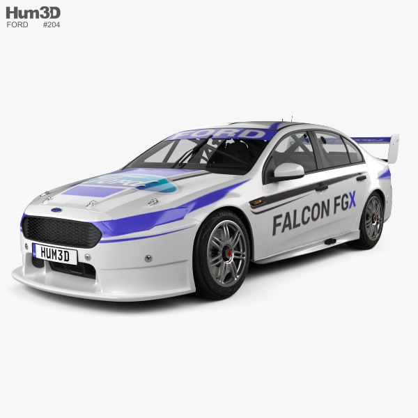 Ford Falcon (FG) V8 Supercars 2018 3D模型
