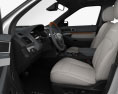 Ford Explorer (U502) Platinum with HQ interior 2018 3d model seats