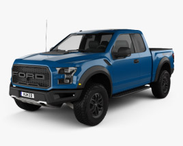 Ford F-150 Super Cab Raptor 2017 3D model