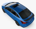 Ford Focus 轿车 2014 3D模型 顶视图