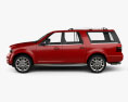Ford Expedition EL Platinum 2018 3D-Modell Seitenansicht