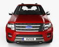Ford Expedition EL Platinum 2018 3D-Modell Vorderansicht