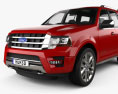 Ford Expedition Platinum 2018 3d model