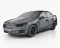 Ford Falcon (FG) XR8 2018 3d model wire render