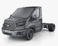 Ford Transit Cab Chassis 2017 3d model wire render