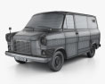 Ford Transit Kastenwagen 1965 3D-Modell wire render