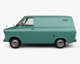 Ford Transit Kastenwagen 1965 3D-Modell Seitenansicht