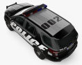 Ford Explorer Police Interceptor Utility 2015 3d model top view