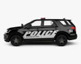Ford Explorer Police Interceptor Utility 2019 3d model side view