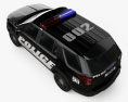 Ford Explorer Police Interceptor Utility 2019 3d model top view