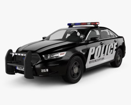 Ford Taurus Police Interceptor sedan 2016 3D model