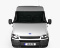 Ford Transit Kastenwagen 2000 3D-Modell Vorderansicht