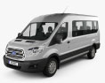 Ford Transit Microbús 2017 Modelo 3D