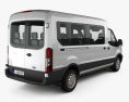 Ford Transit Microbús 2017 Modelo 3D vista trasera