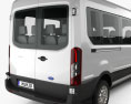 Ford Transit Minibus 2017 3d model
