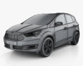 Ford C-Max 2018 3Dモデル wire render