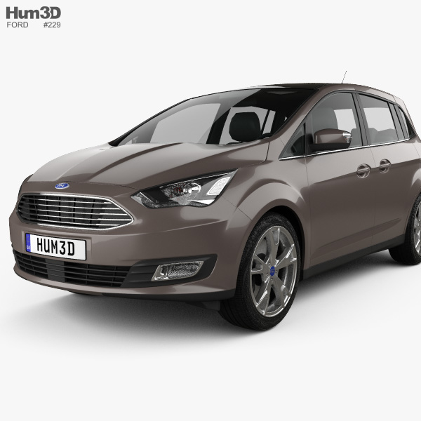 Ford Grand C Max 15 3d Model Vehicles On Hum3d