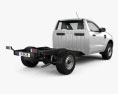 Ford Ranger Single Cab Chassis XL 2018 3d model back view