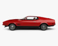 Ford Mustang Mach 1 1971 James Bond 3d model side view