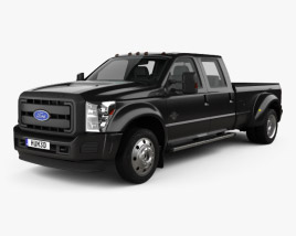Ford F-450 Crew Cab XL 2014 3D model