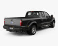 Ford F-450 Crew Cab XL 2014 3d model back view