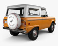 Ford Bronco 1975 3d model back view