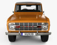 Ford Bronco 1975 3d model front view
