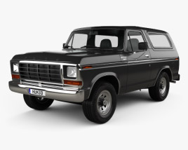 Ford Bronco 1978 3D model