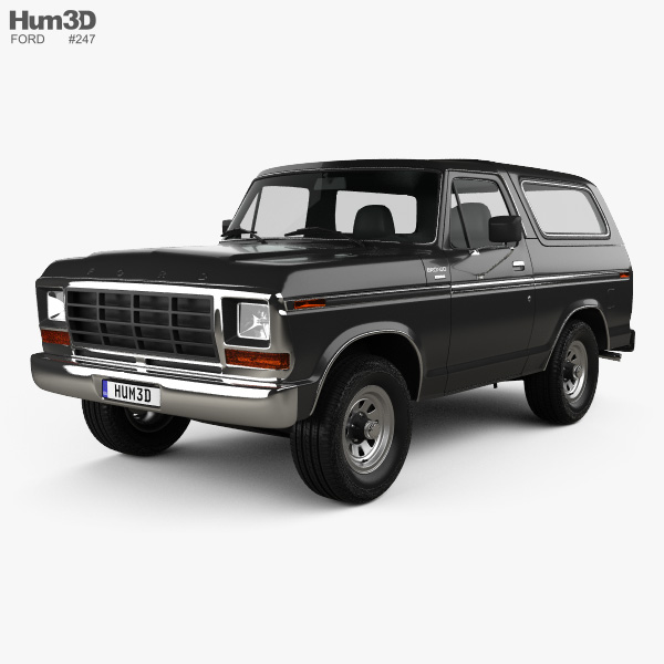 Ford Bronco 1978 3D model