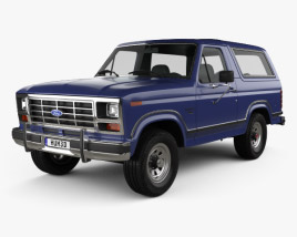 Ford Bronco 1982 3D model