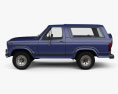 Ford Bronco 1982 3d model side view