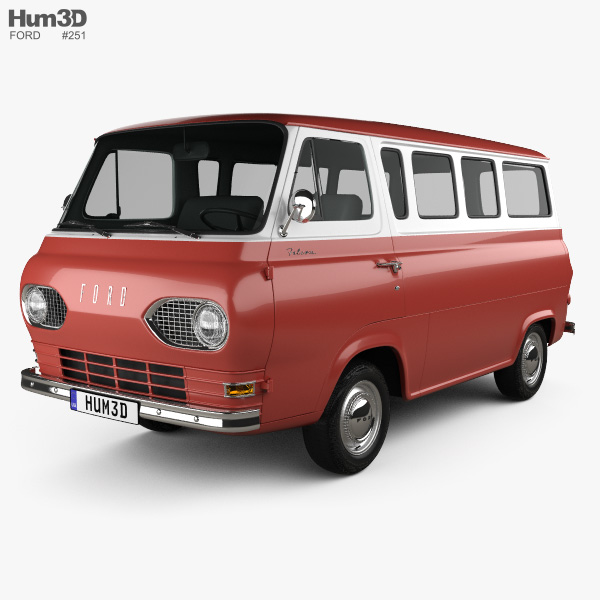 Ford E-Series Falcon Club Wagon 1963 3D model